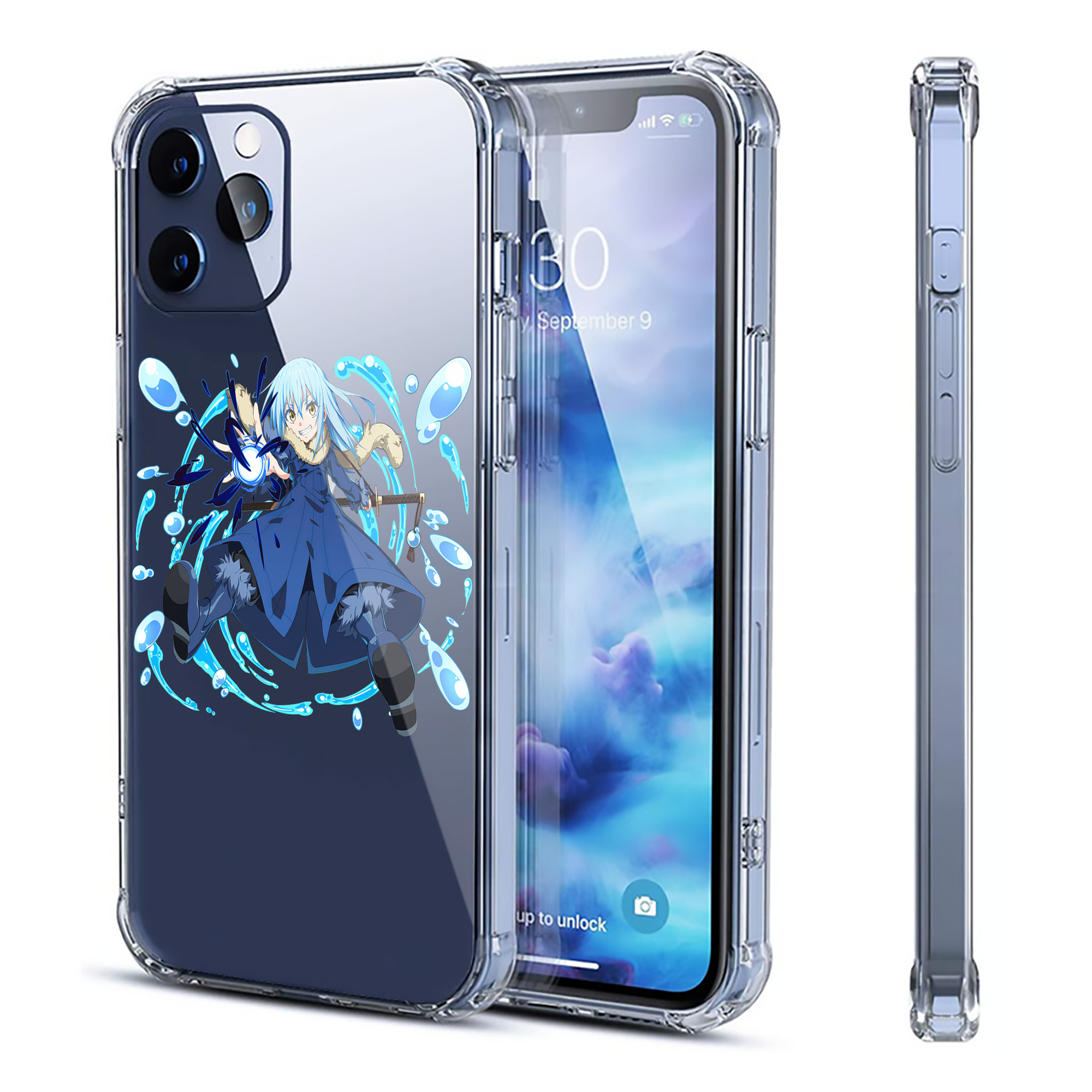 （画像用） 転スラ Regarding Reincarnated to Slime 【iPhone 12シリーズ対応】透明スマホケース（クリアソフトケース）